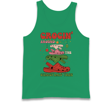 Crockin Around the Christmas Tree Christmas Tank Top