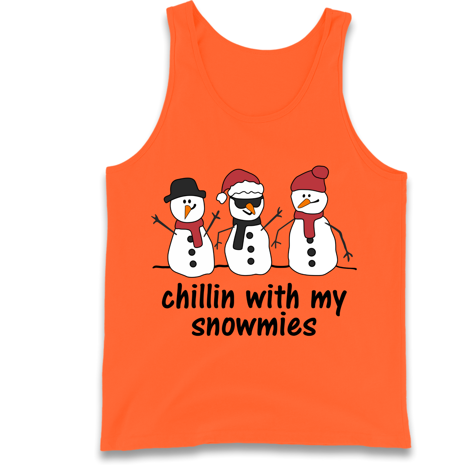 Chillin With My Snowmies Tank Top