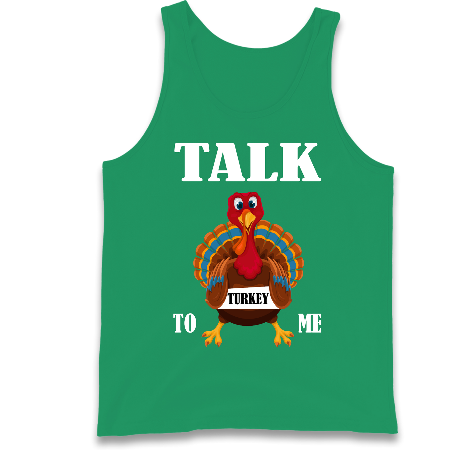 Talk Turkey To Me Christmas Tank Top
