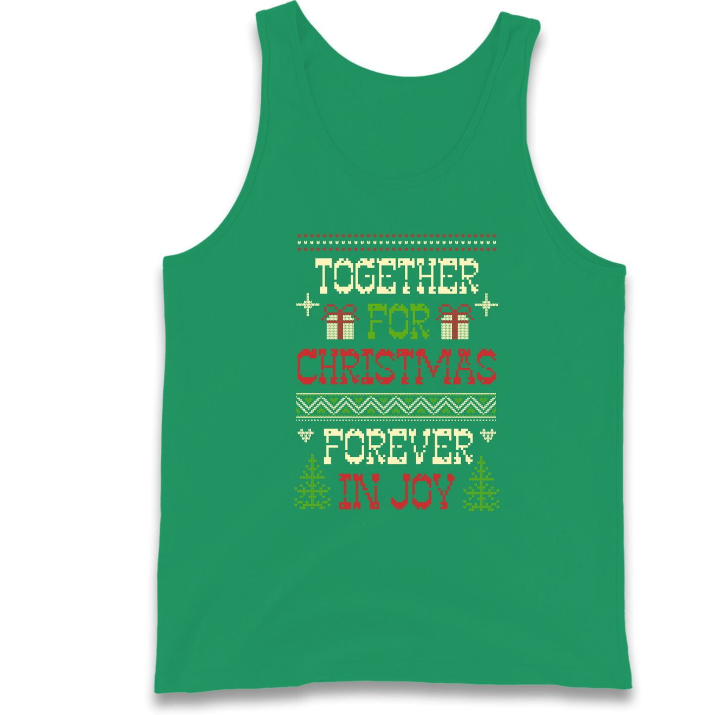 Together for Christmas Forever in Joy Christmas Tank Top