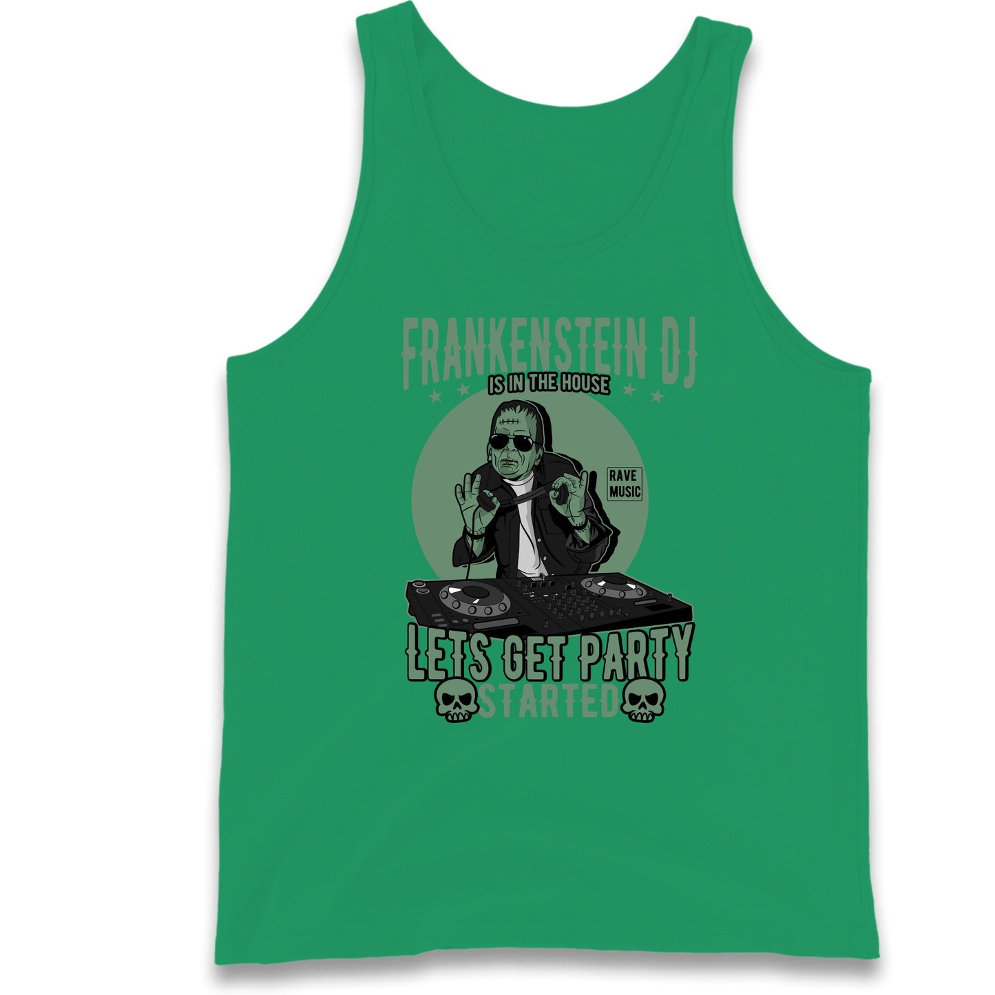 Frankenstein DJ Tank Top