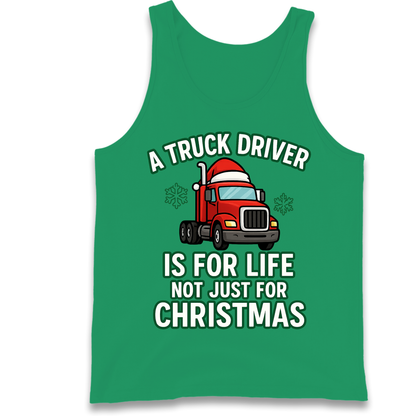 Truck Driver Christmas Tank Top