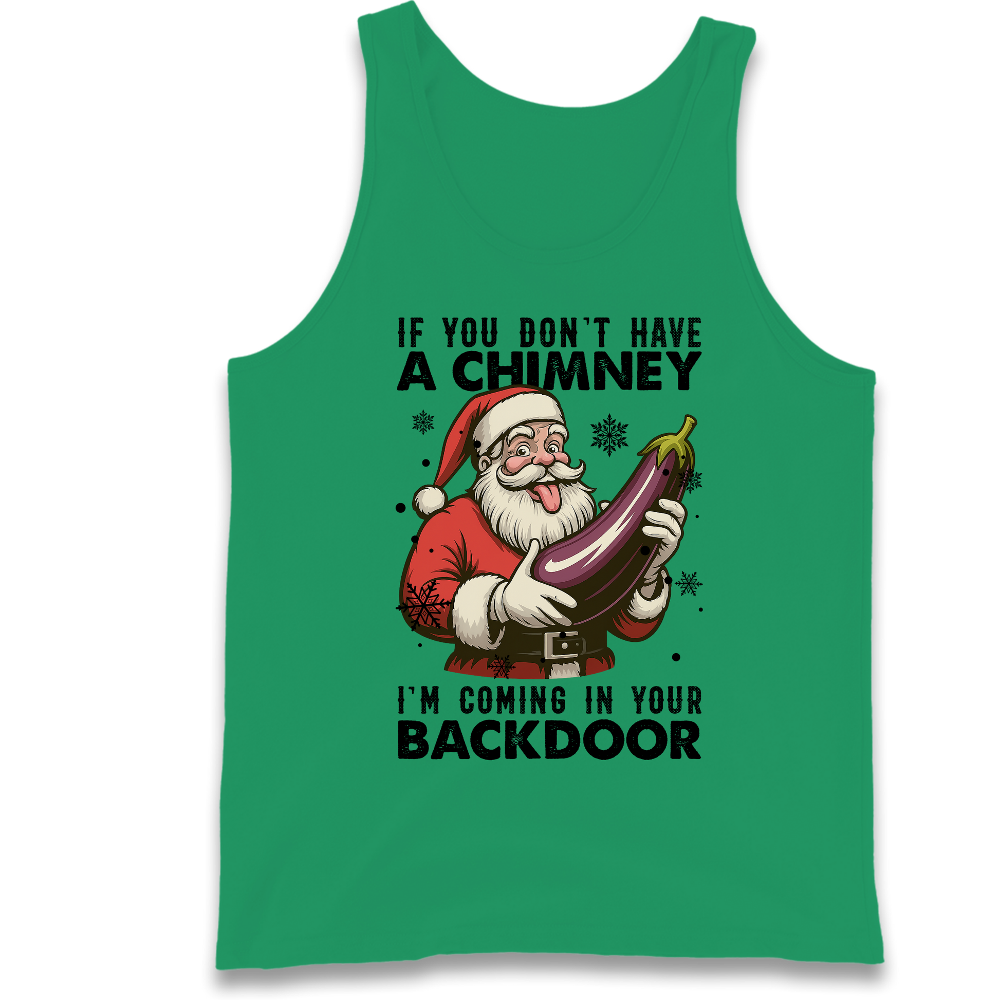 Santa Back Door Tank-Top