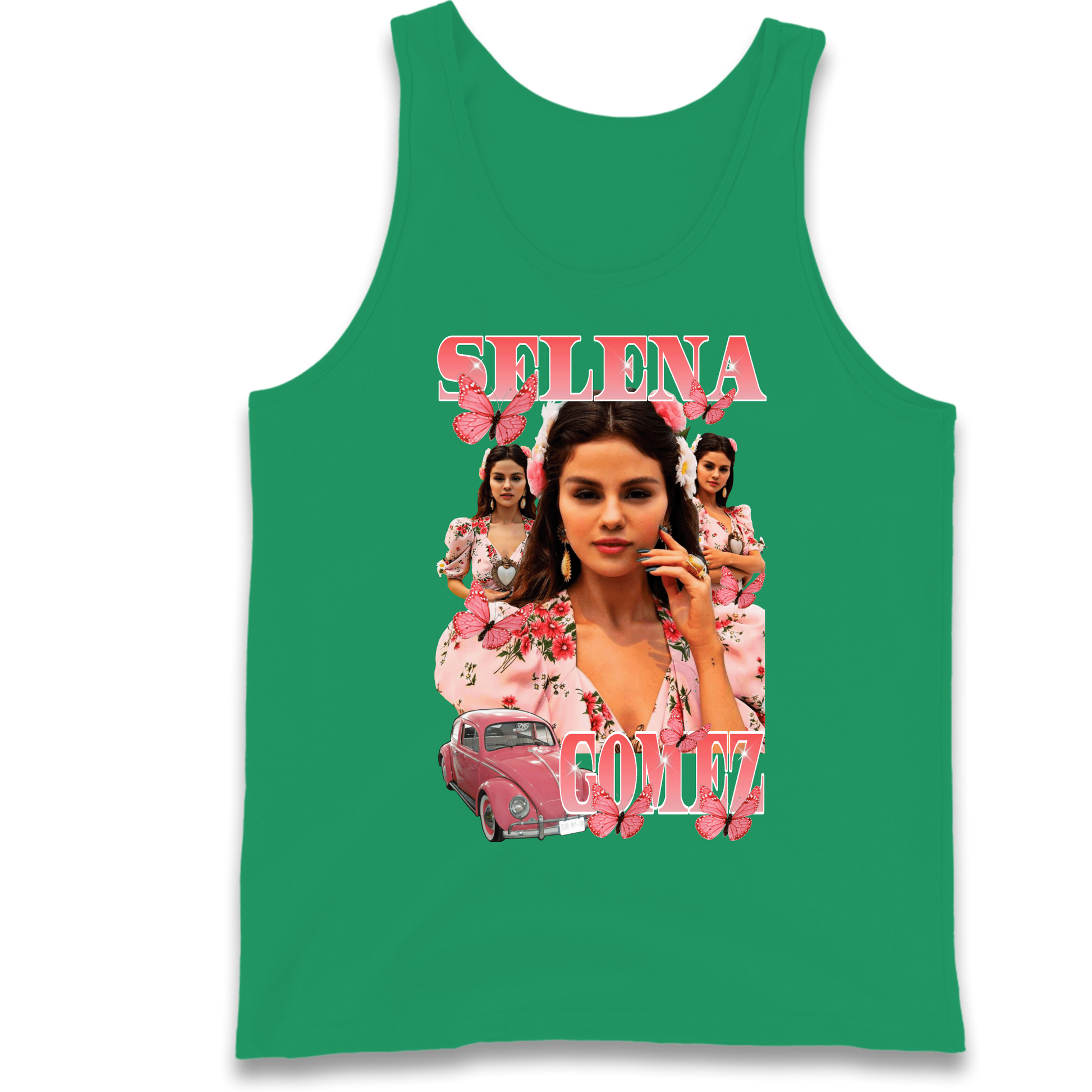Selena Gomez Pink Tank Top