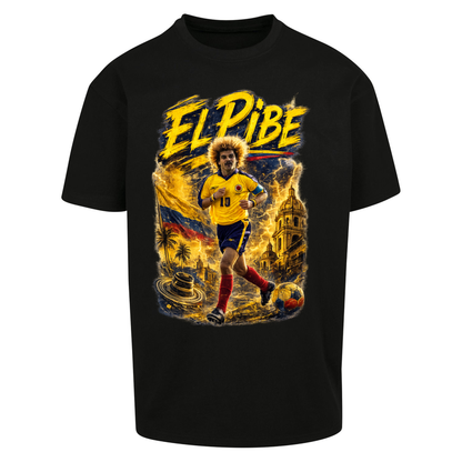 Carlos Valderrama Colombia Football Oversized T Shirts