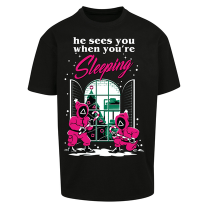 Squid Games Xmas Oversized T Shirts