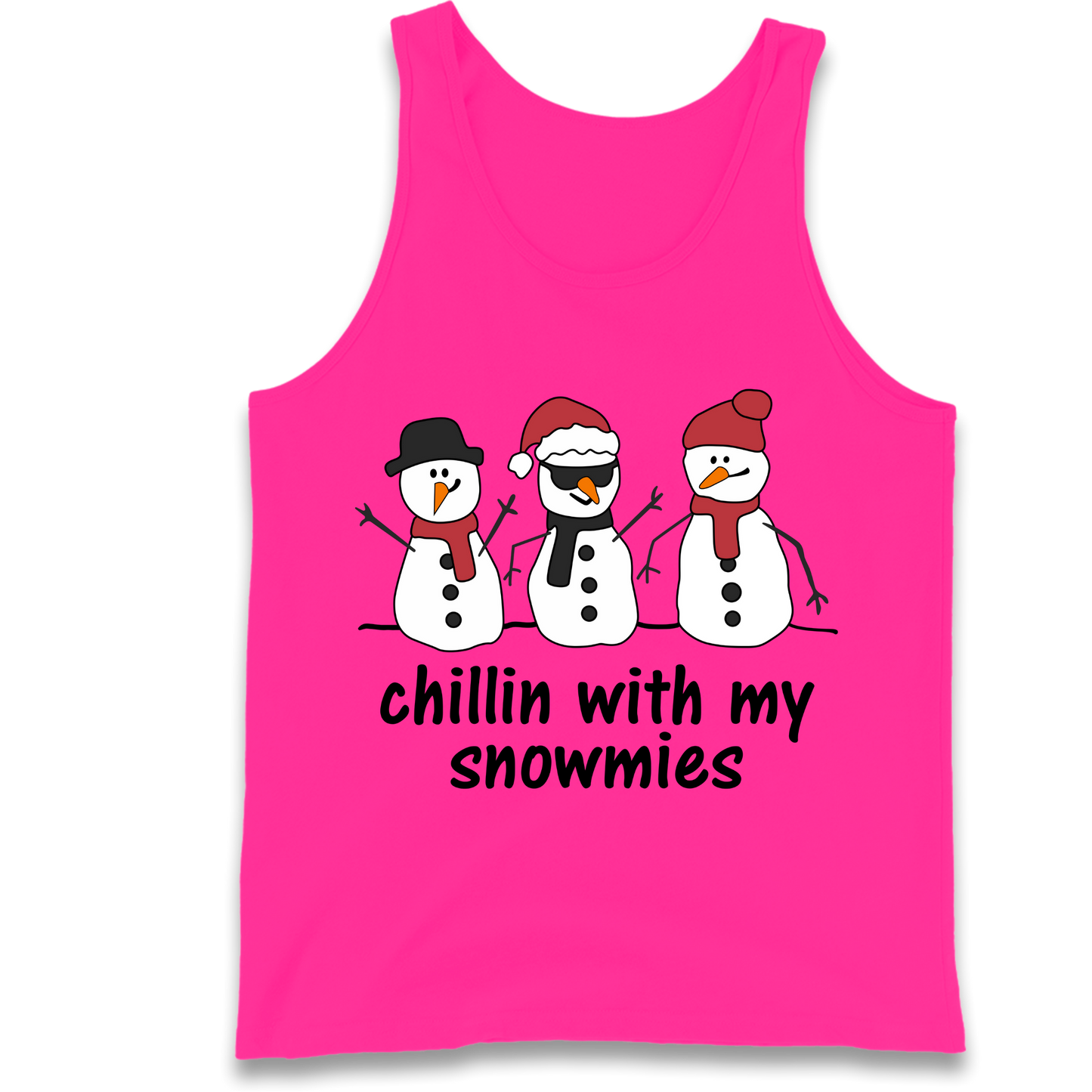 Chillin With My Snowmies Tank Top