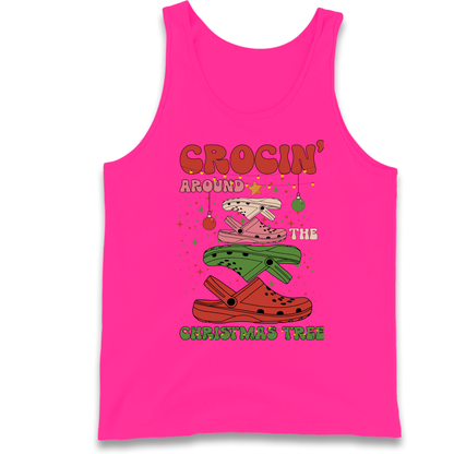 Crockin Around the Christmas Tree Christmas Tank Top