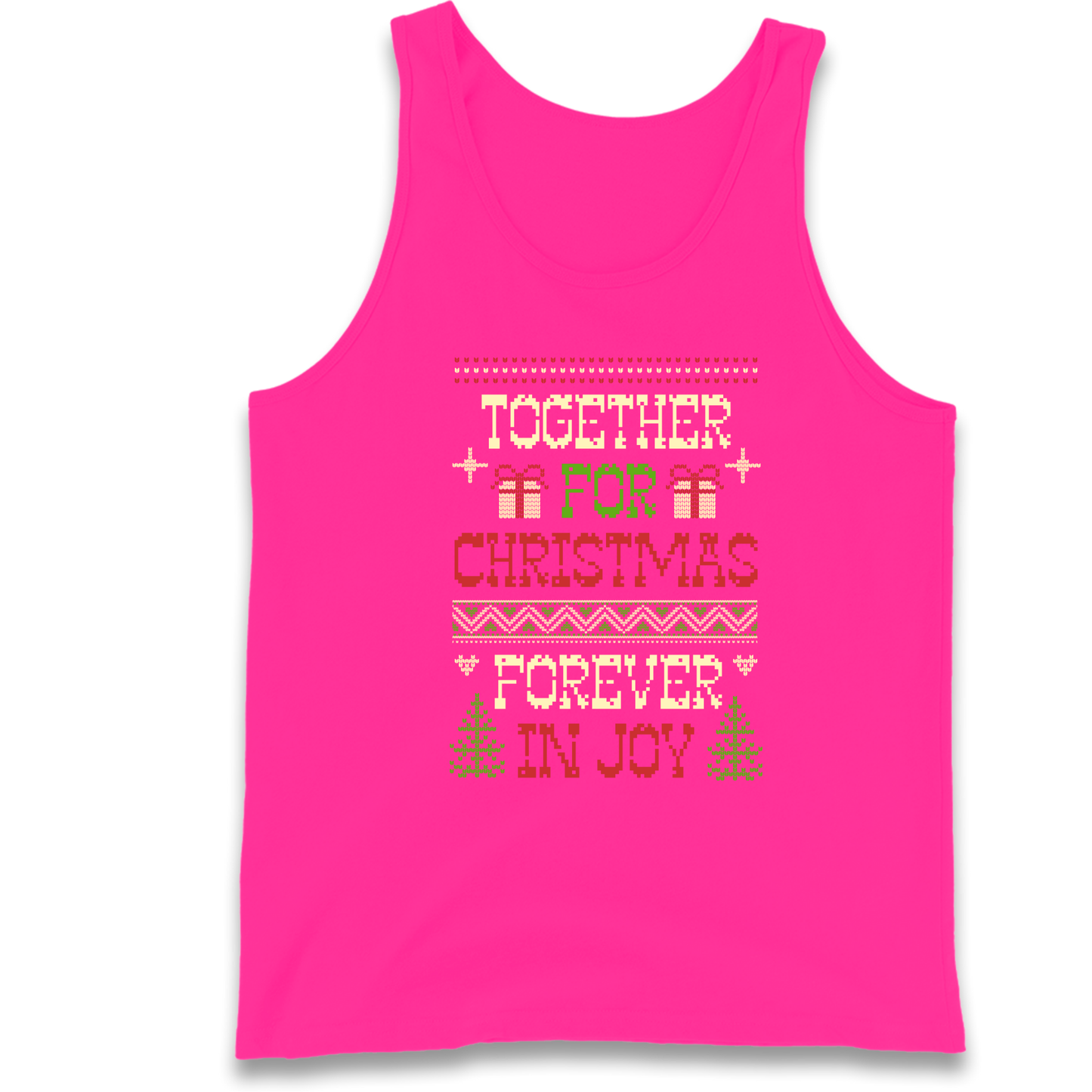 Together for Christmas Forever in Joy Christmas Tank Top