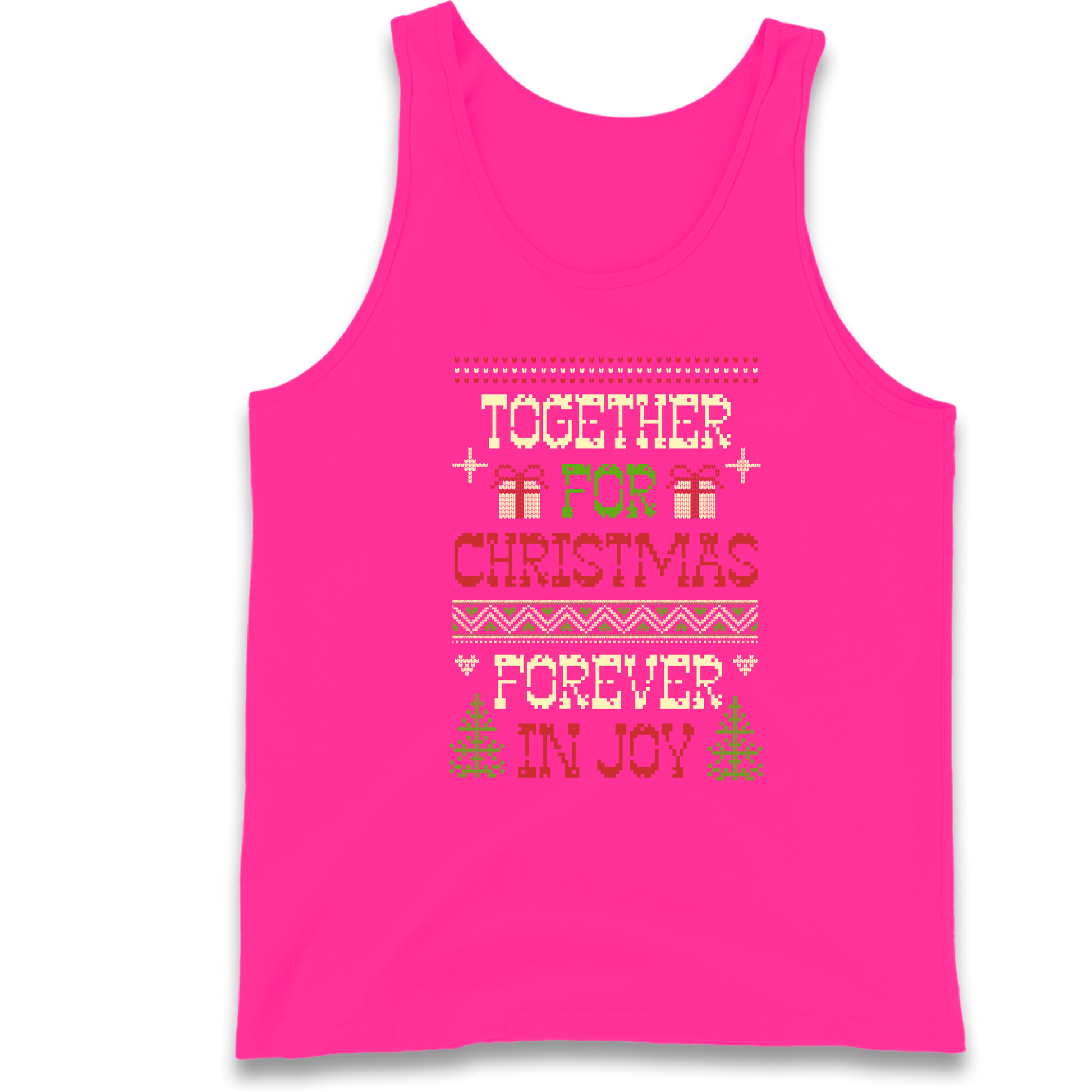 Together for Christmas Forever in Joy Christmas Tank Top
