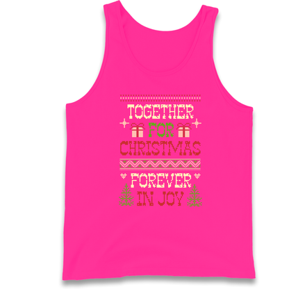 Together for Christmas Forever in Joy Christmas Tank Top