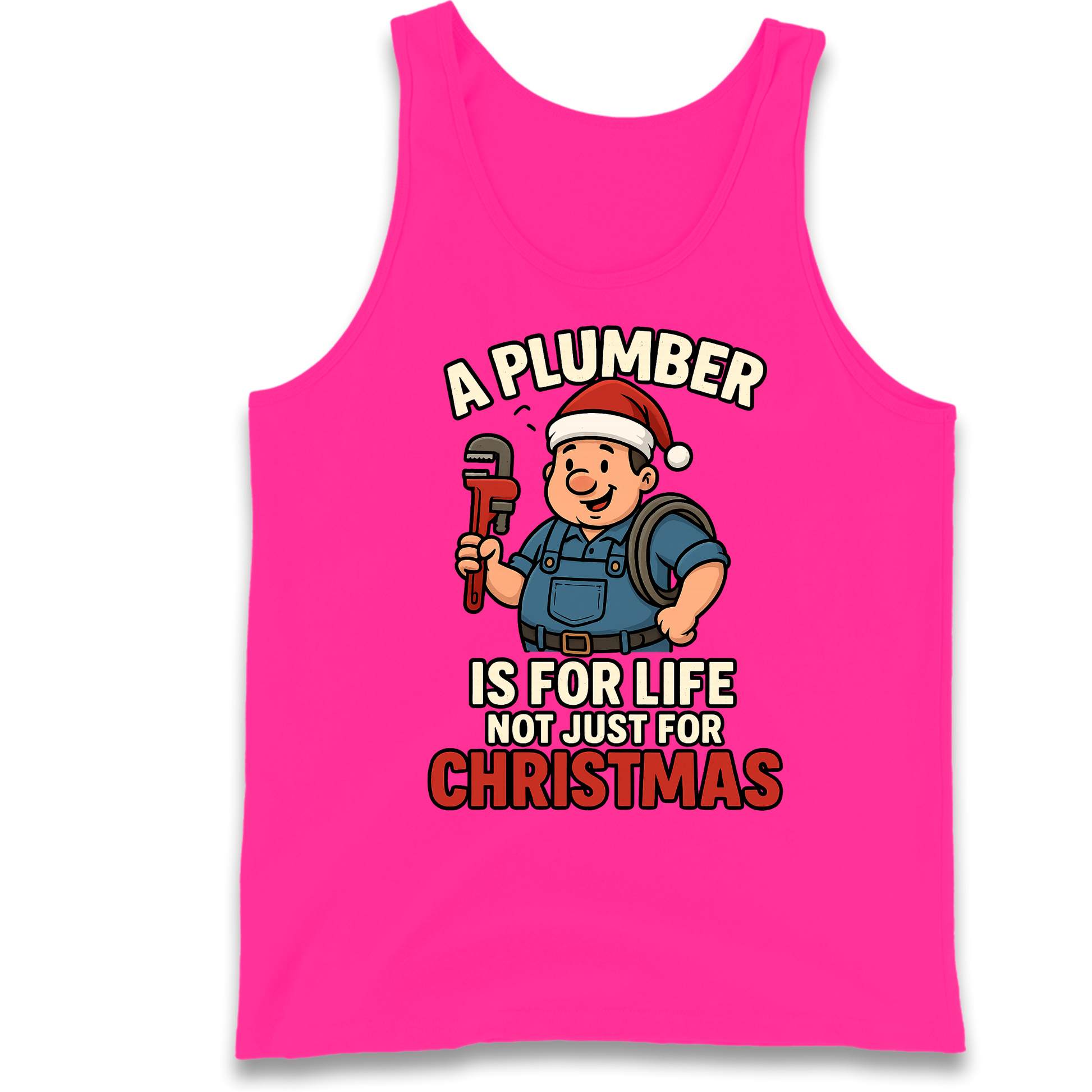 Plumber Christmas Tank Top