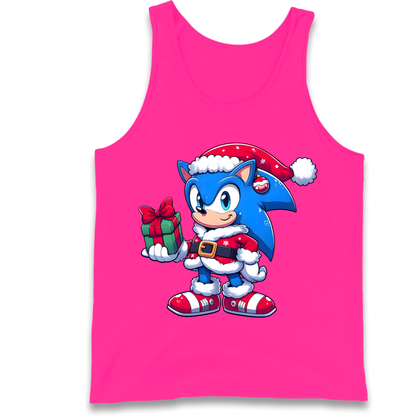 Sonic The Hedgehog Santa Tank Top