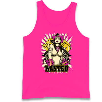 Wanted Ace Of Spades Tank Top