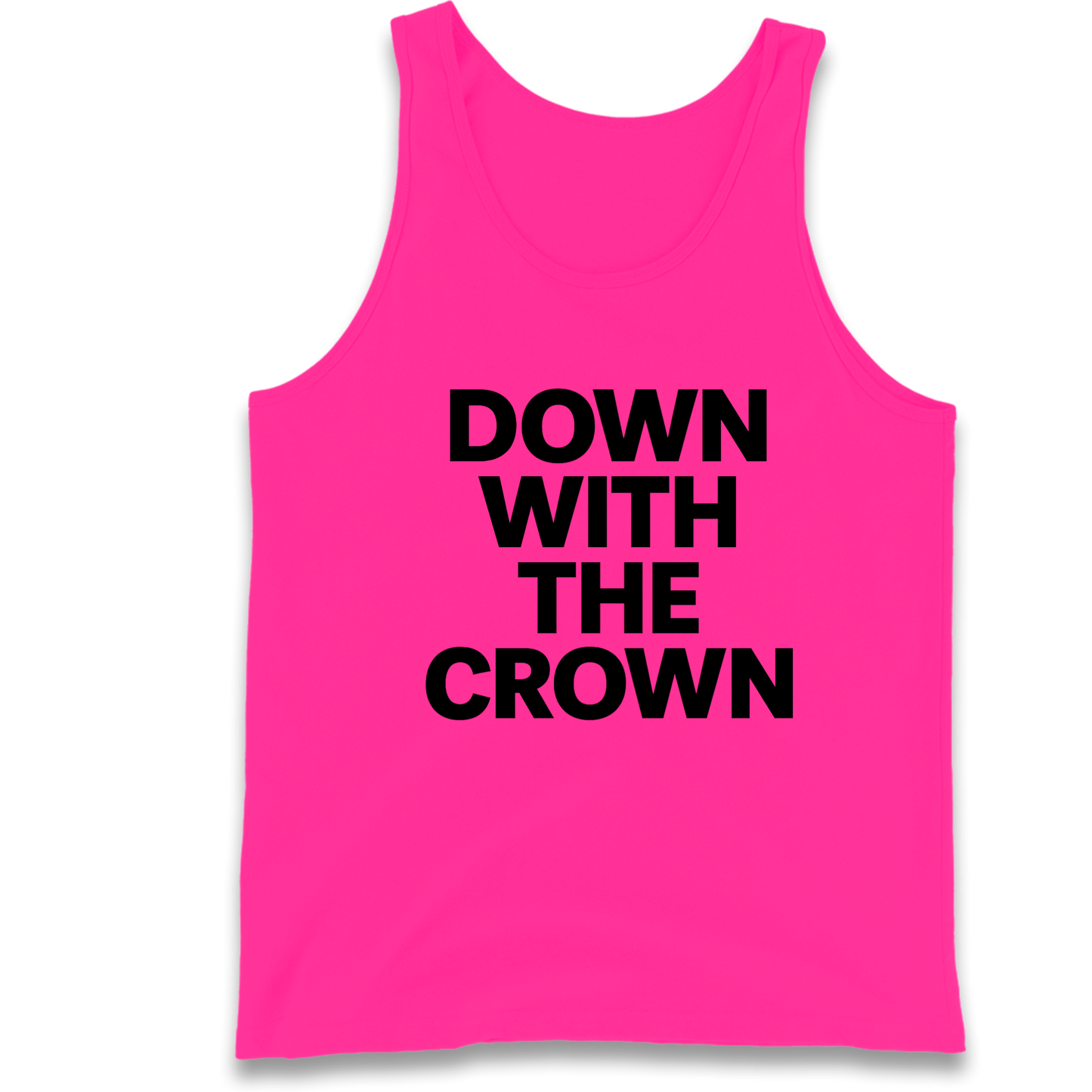 DOWN WITH THE CROWN Tank Top