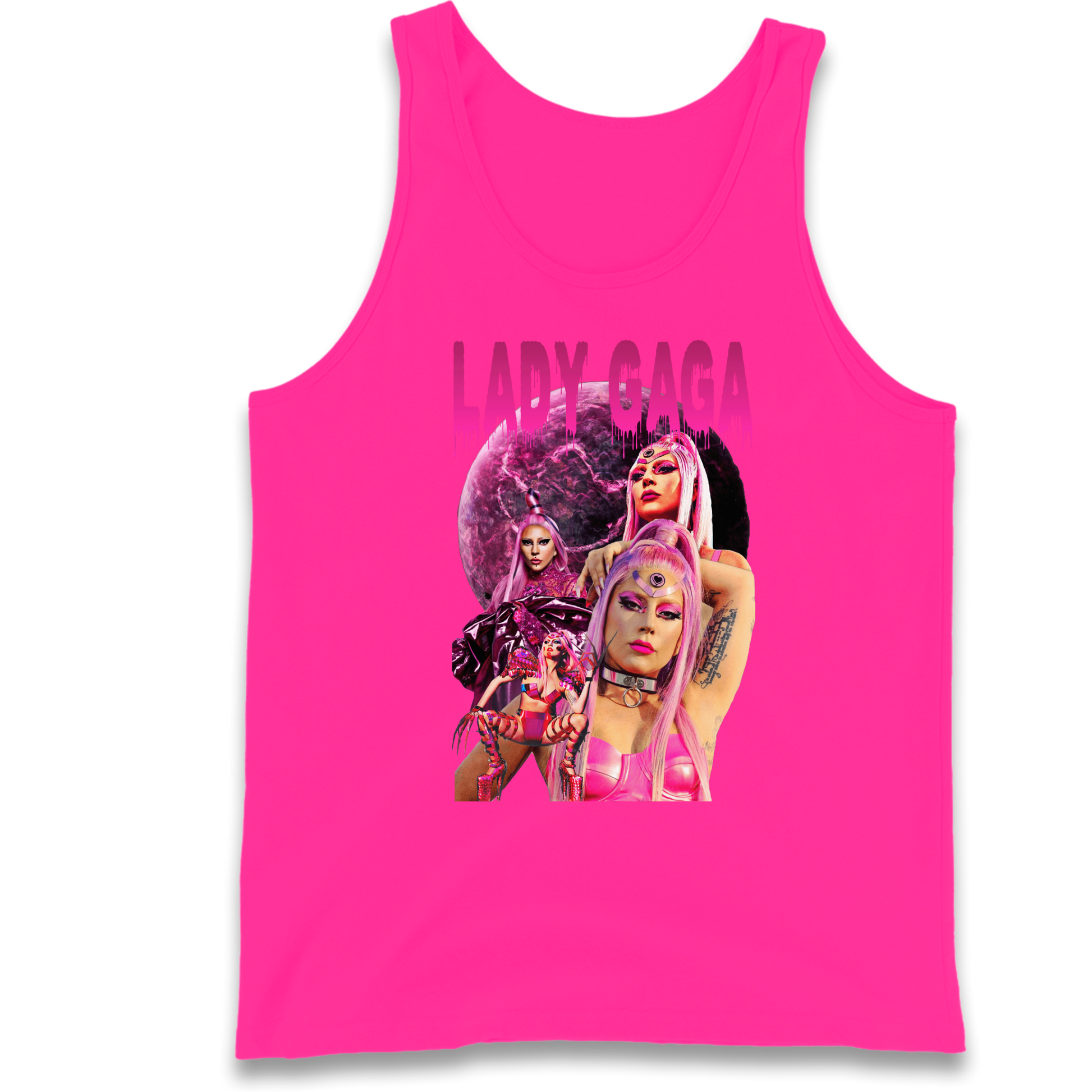 Lady GaGa Pink Tank Top