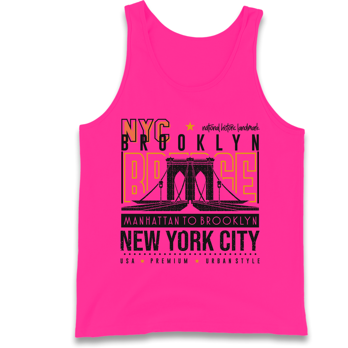 NYC Brooklyn Bridge Tank Top