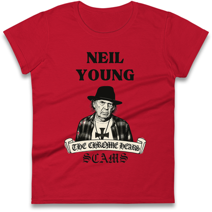 Neil Young Ladies T Shirt