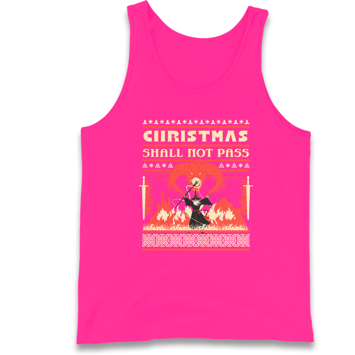 Christmas Shall Not Pass Tank Top