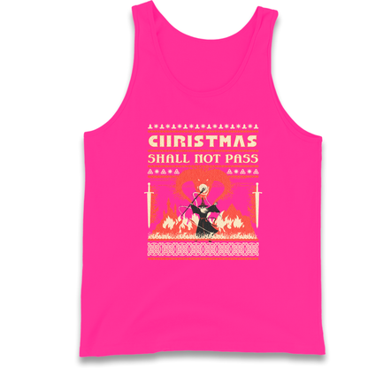 Christmas Shall Not Pass Tank Top