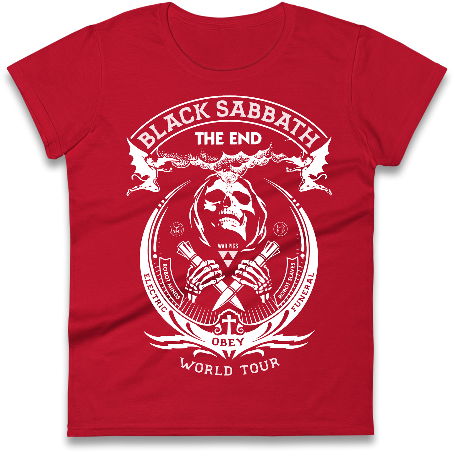 Black Sabbath The End World Tour Ladies Shirt
