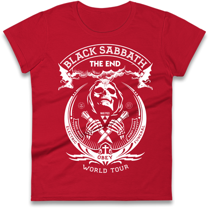 Black Sabbath The End World Tour Ladies Shirt
