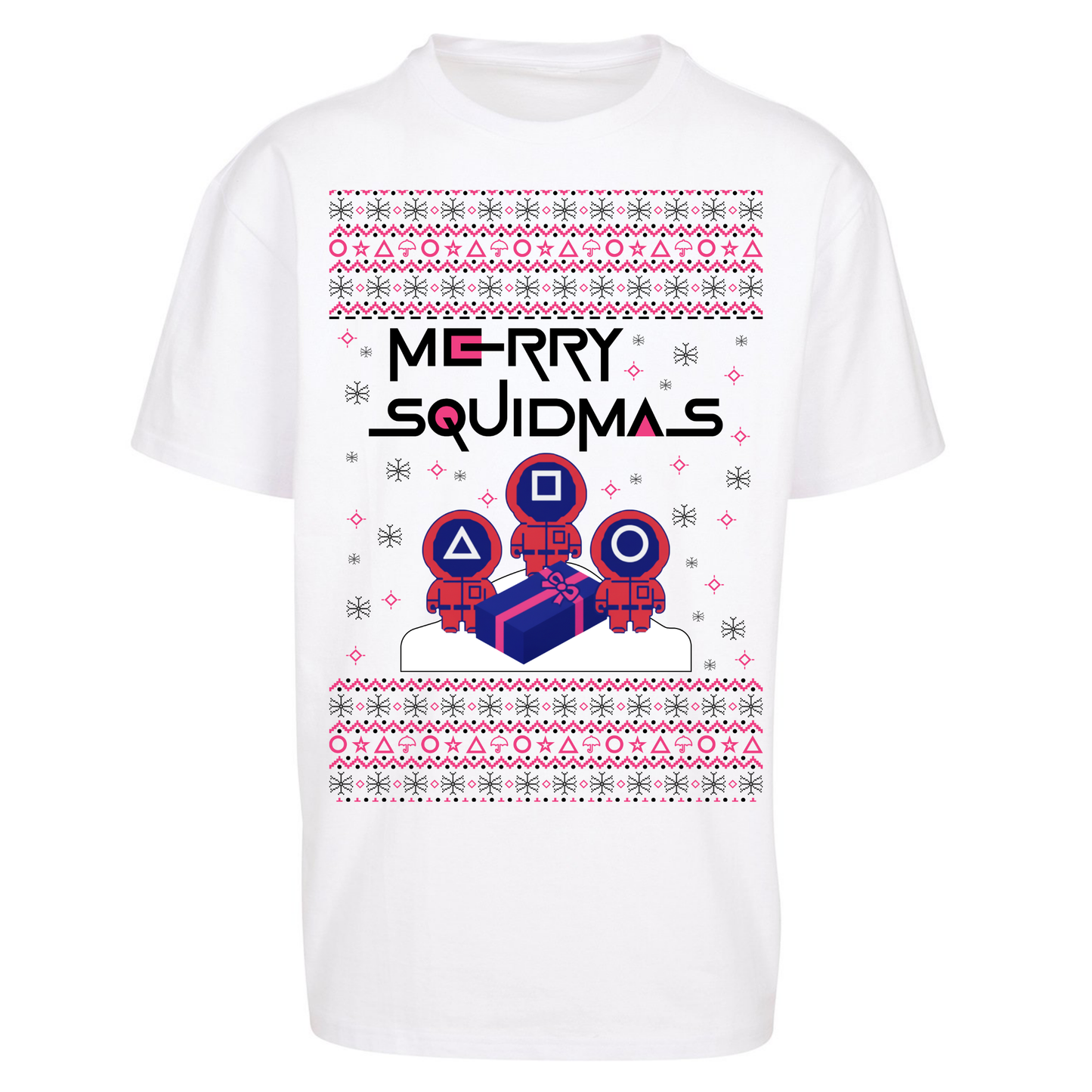 Squid Games Christmas Oversized T Shirts