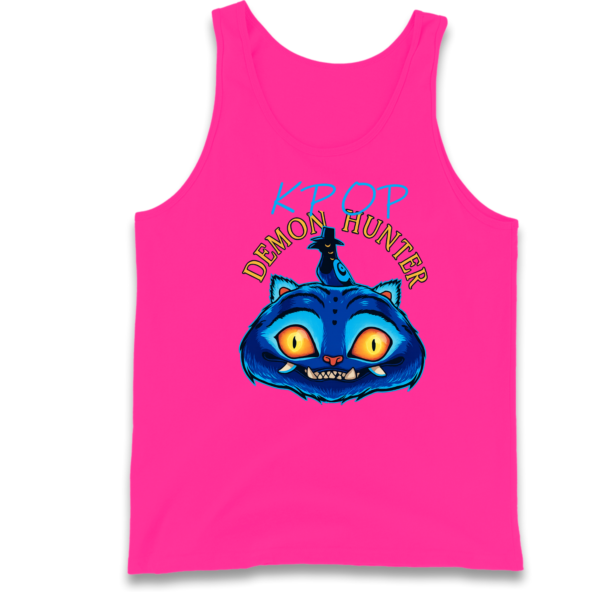 Kpop Demon Hunter Derpy Tiger Tank Top