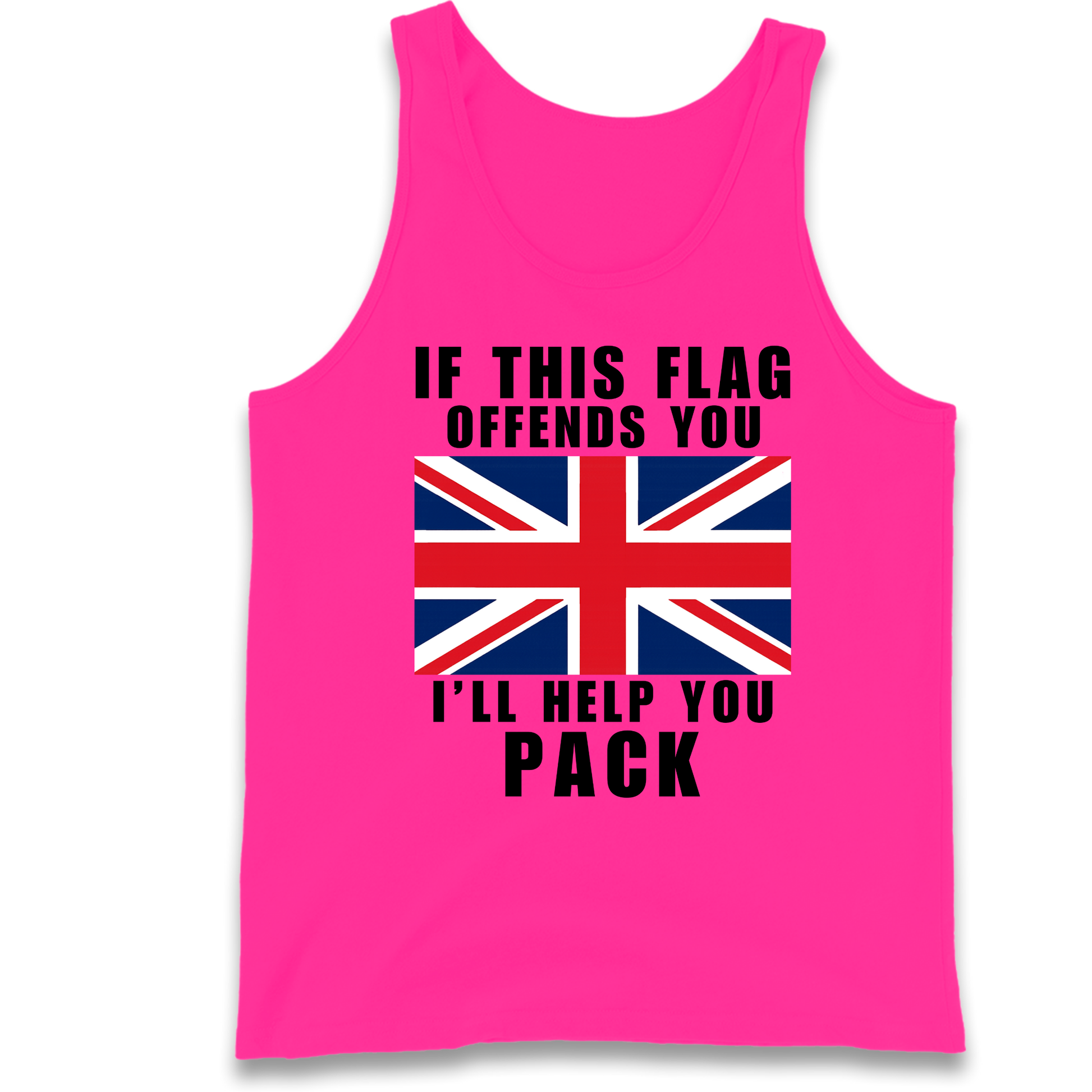 If This Flag Offends You I Will Help You Pack Tank Top