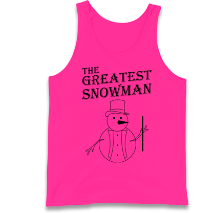 The Greatest Snowman Christmas Tank Top