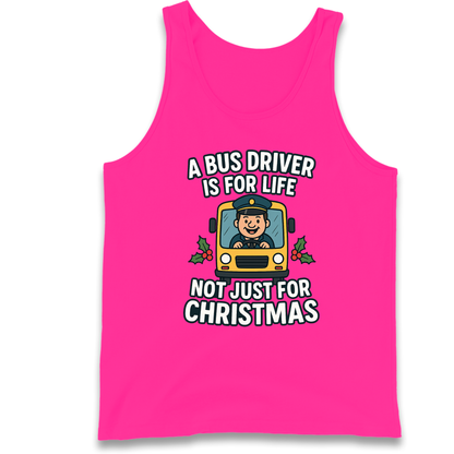 Bus Driver Christmas Tank Top