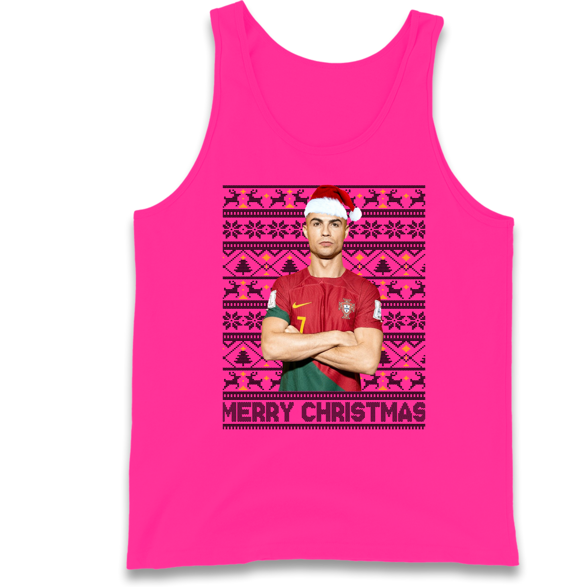 Merry Christmas Ronaldo Tank Top