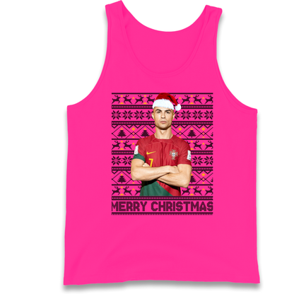 Merry Christmas Ronaldo Tank Top
