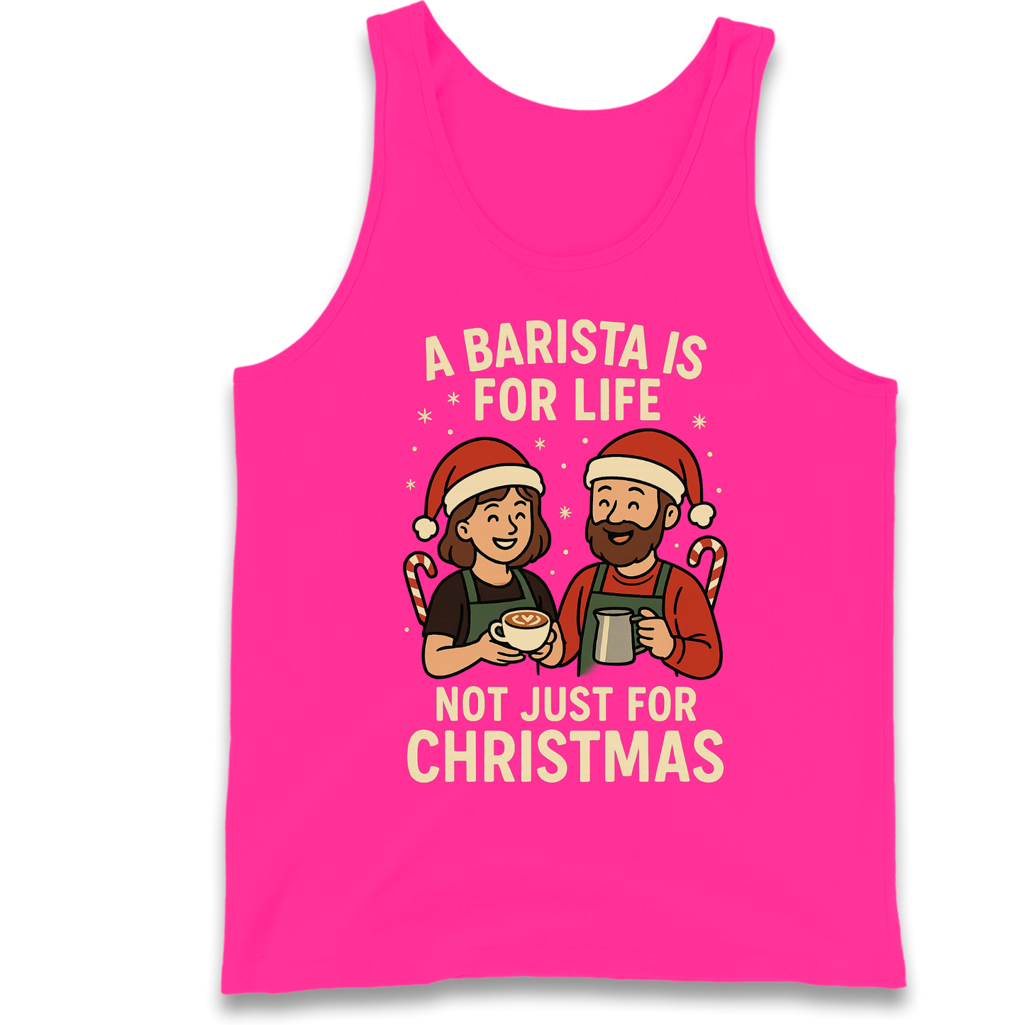 Barista Christmas Tank Top