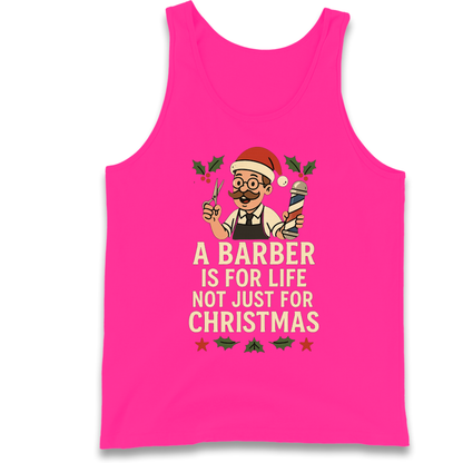 Barber Christmas Tank Top
