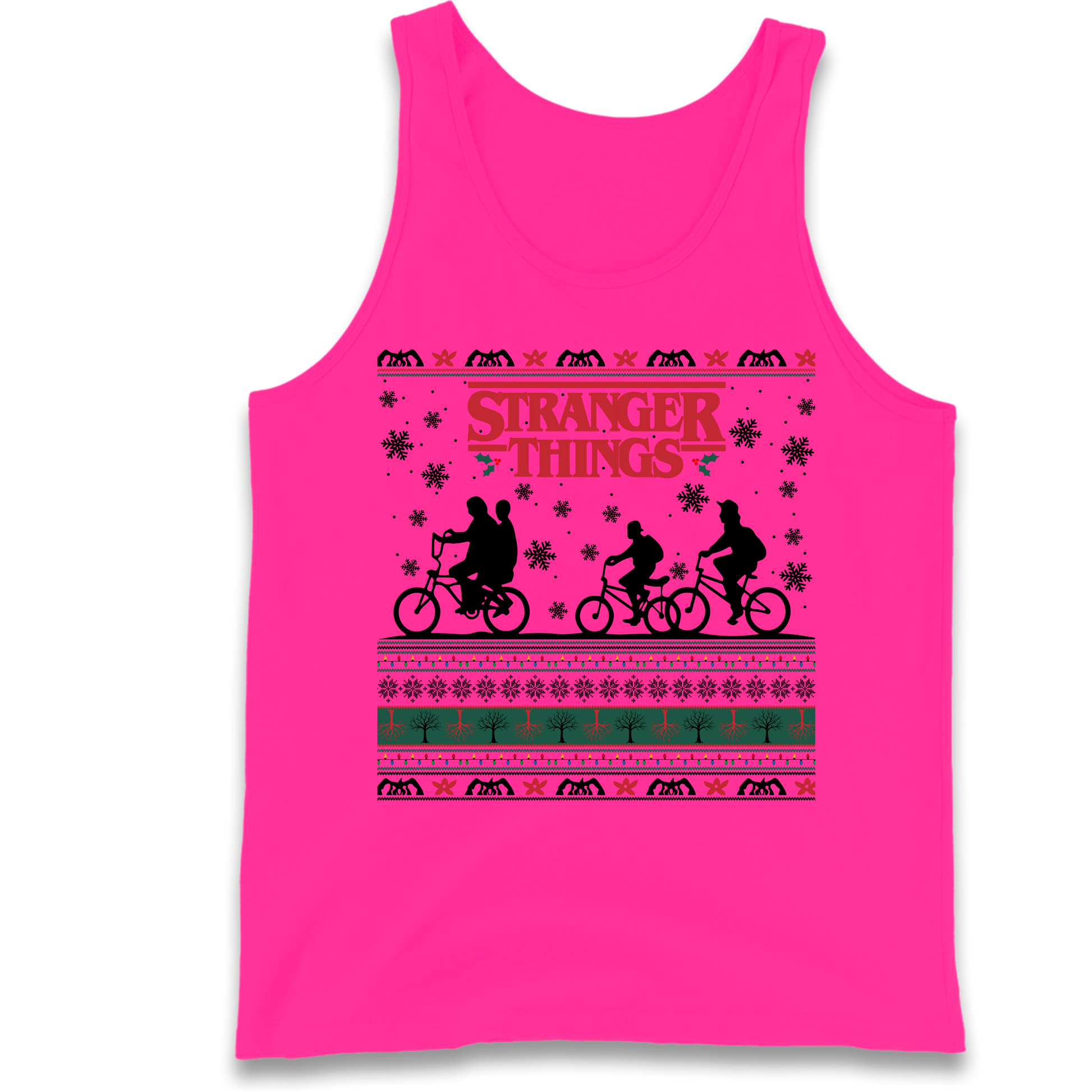 Stranger Things Christmas Tank Top