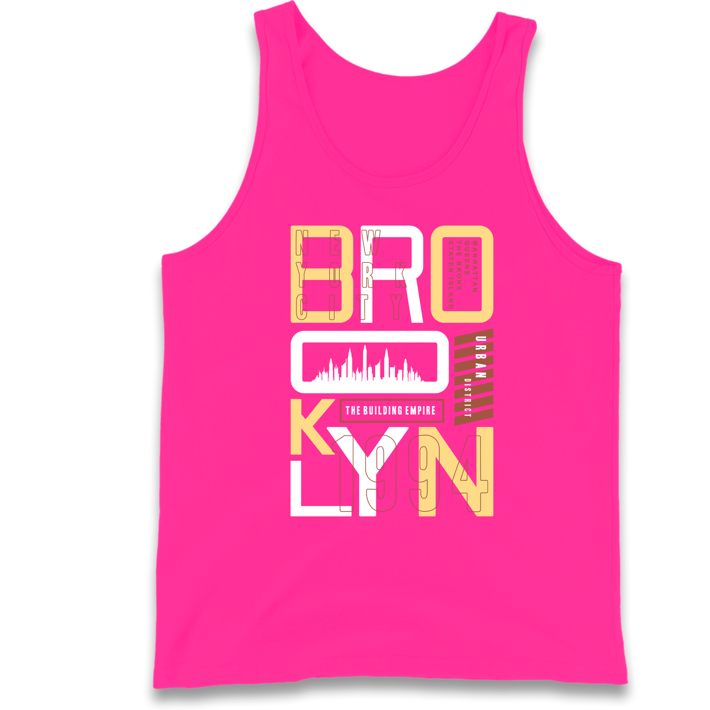 Brooklyn New York Urban District Tank Top