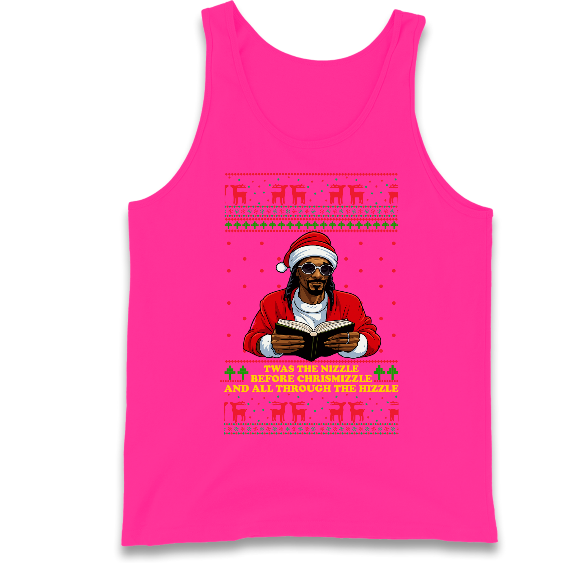 Snoop Dogg Nizzle Christmas Tank-Top