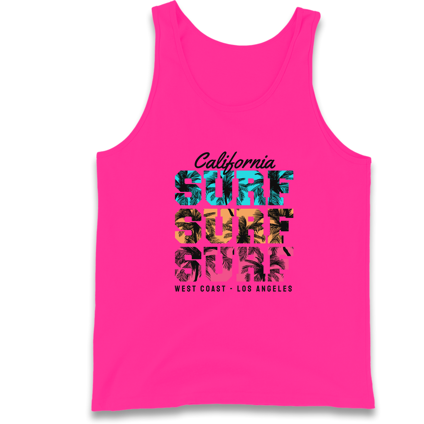 California Surf Surf Surf Tank Top
