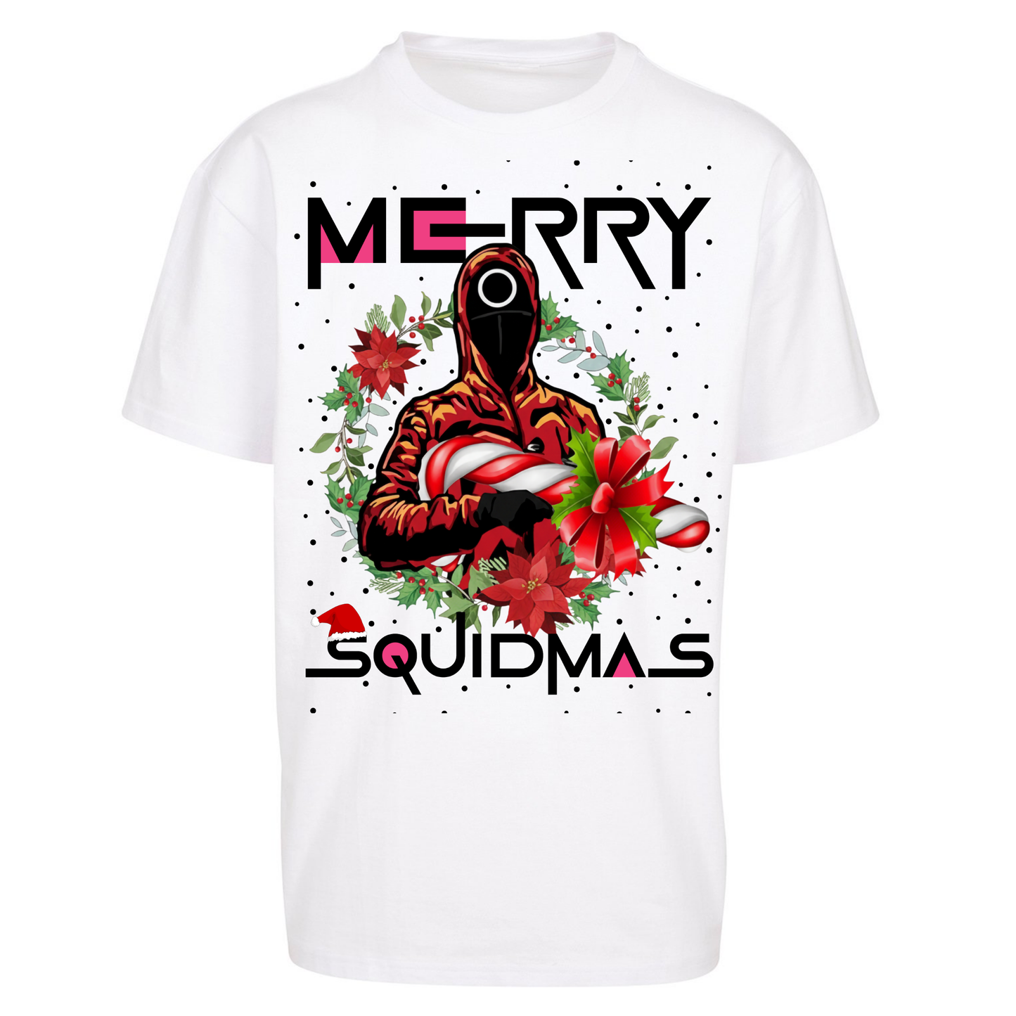 Merry Squid Games Oversized T Shirts