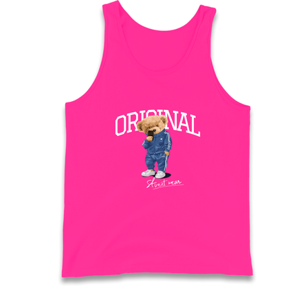 Teddy Bear Original Streetwear Tank Top