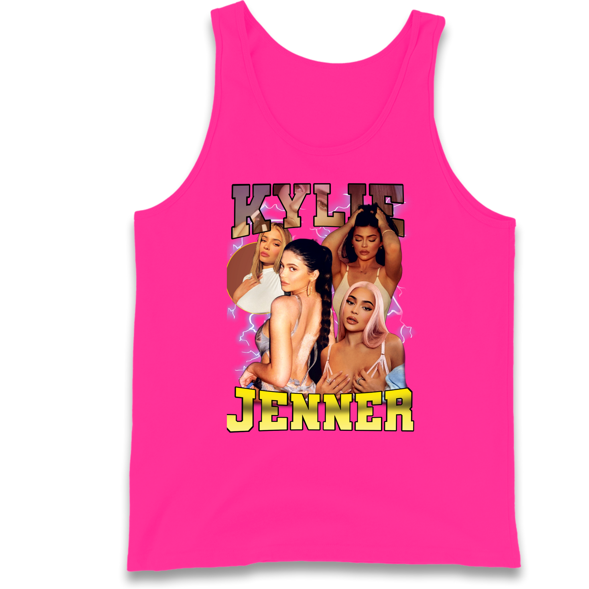 Kylie Jenner Pink Lips Tank Top