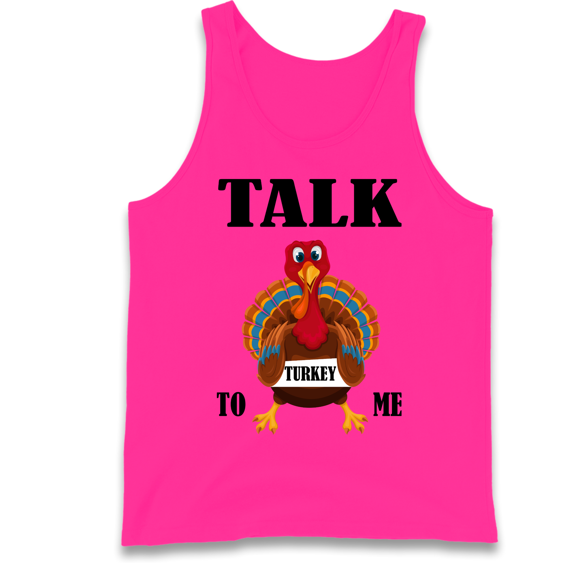 Talk Turkey To Me Christmas Tank Top