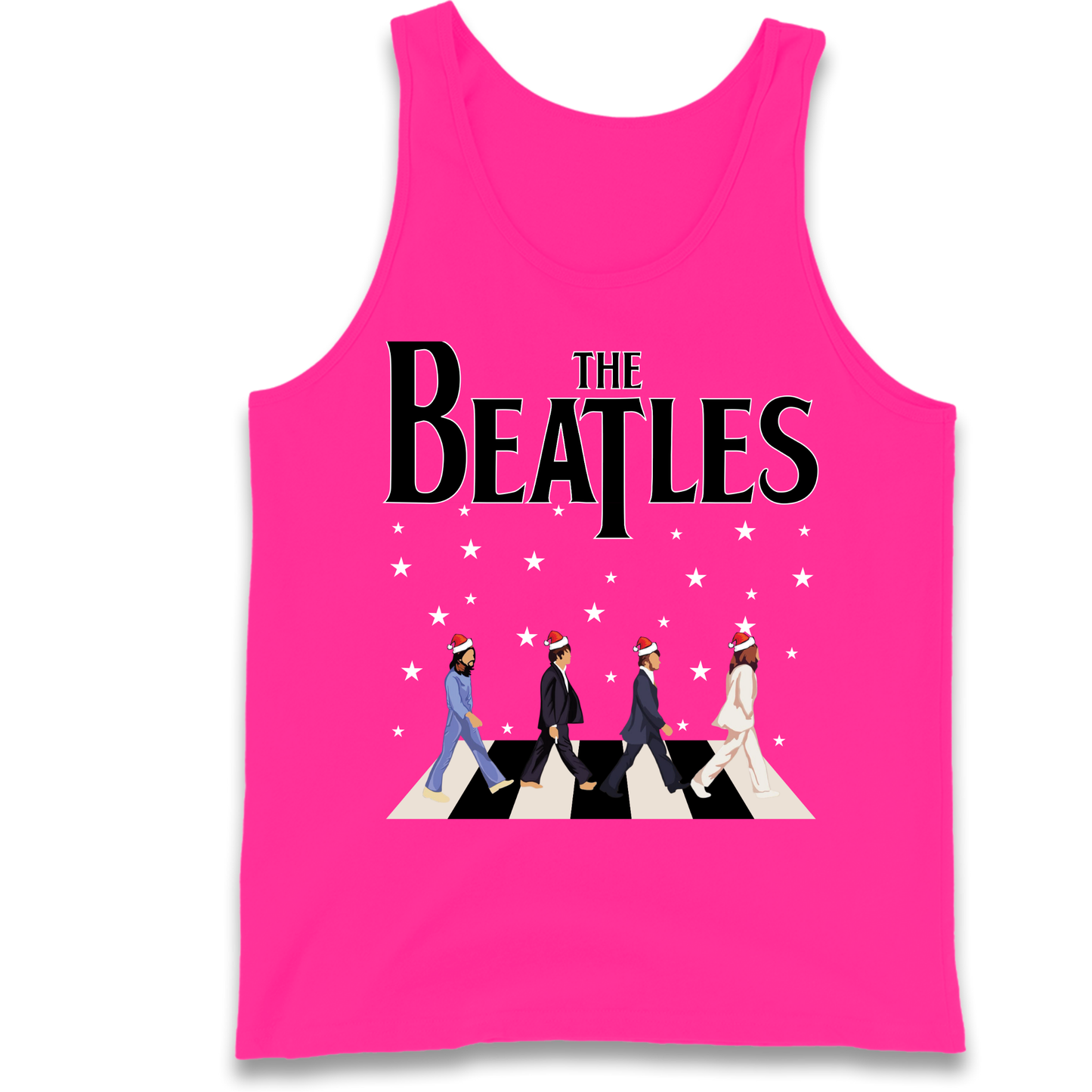 The Beatles Abbey Road Christmas Tank Top