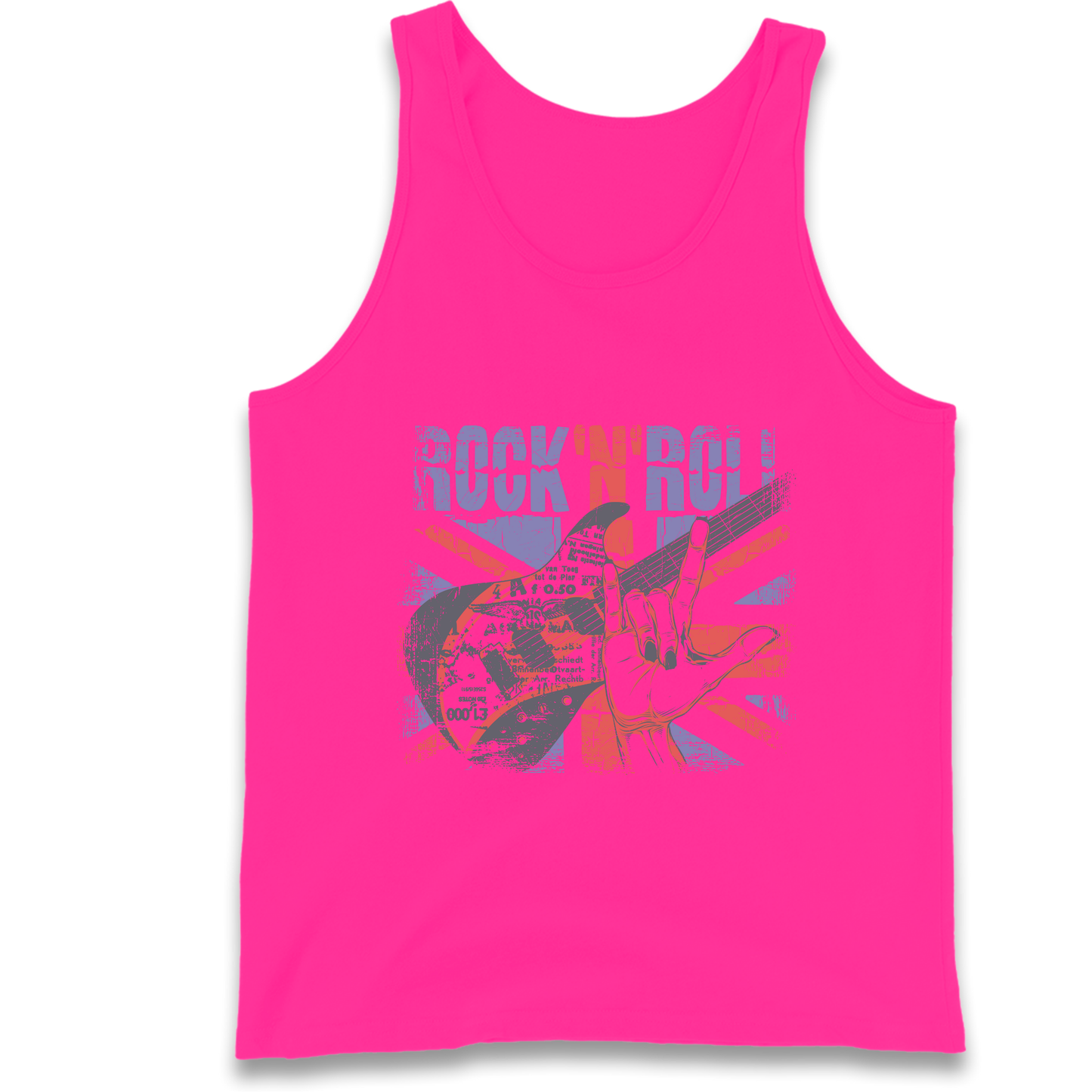 Rock N Roll Union Jack Tank Top