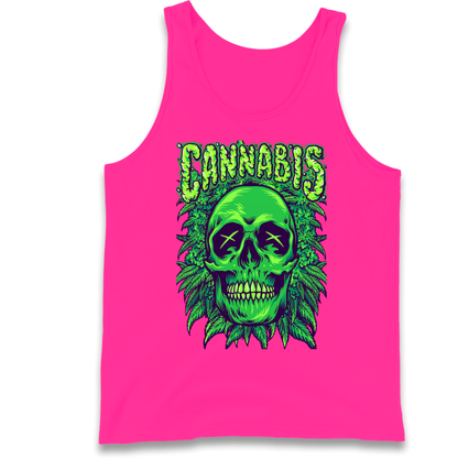 Cannabis Skull Tank Top