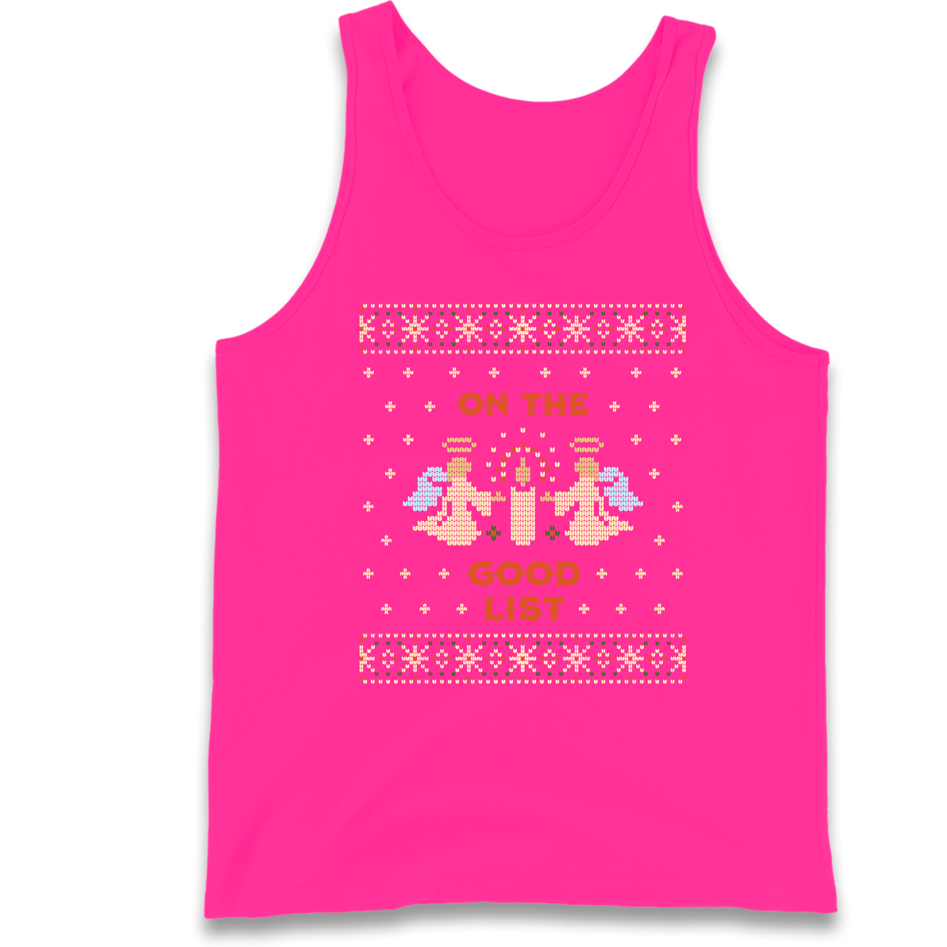 On The Good List Christmas Tank Top