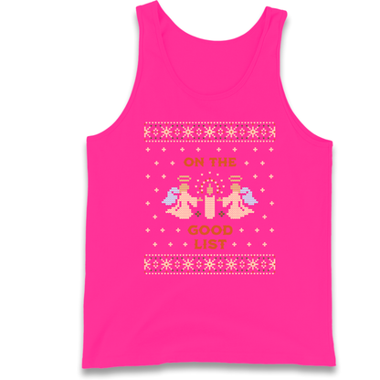 On The Good List Christmas Tank Top