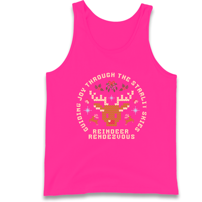 Reindeer Rendezvous Christmas Tank Top