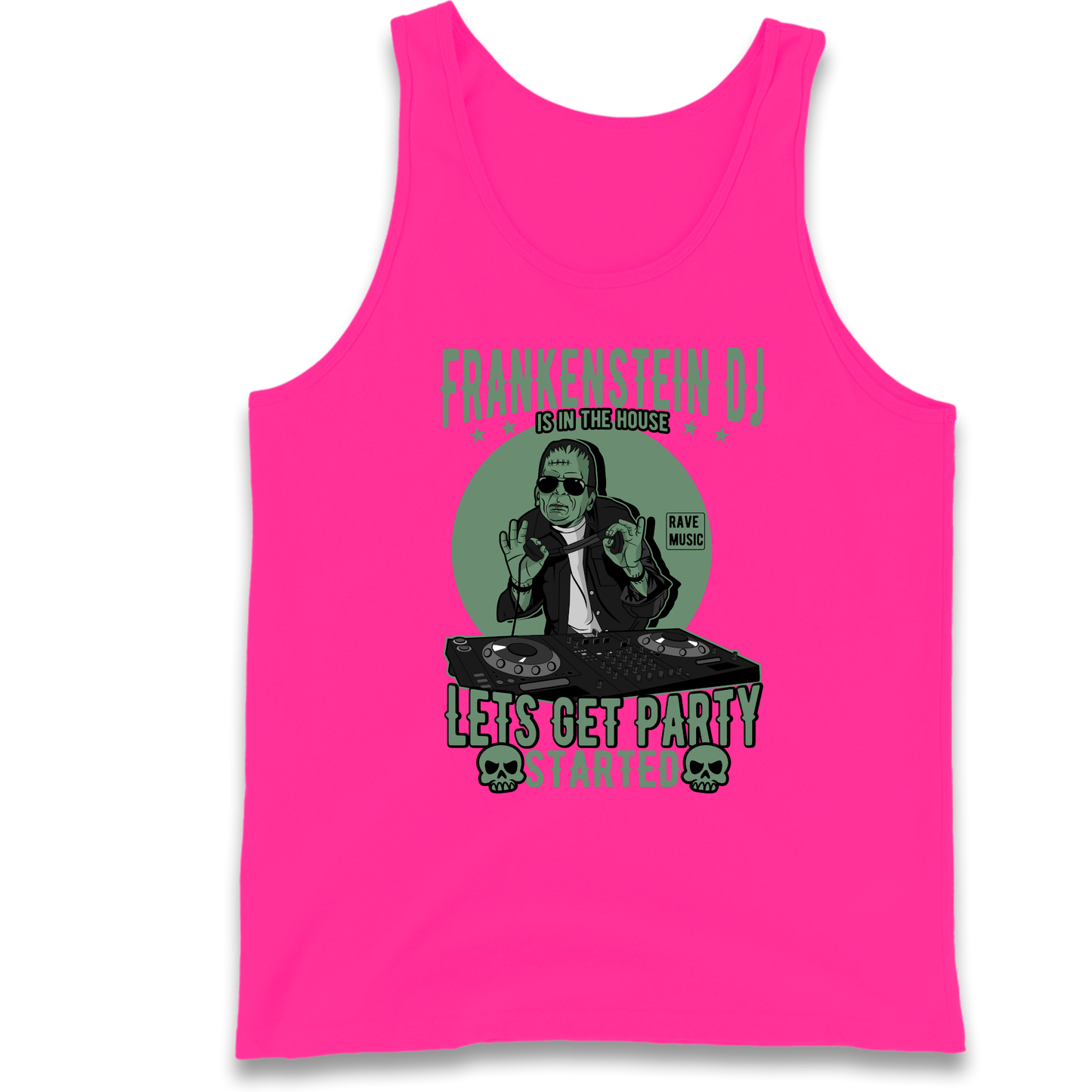 Frankenstein DJ Tank Top